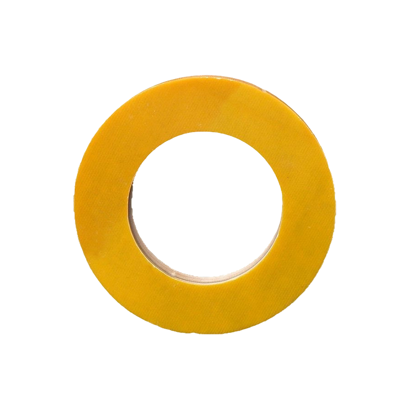 Желтая круглая эпоксидная смоляная доска